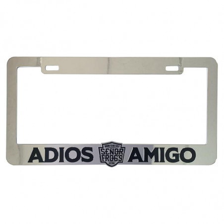 PORTAPLACA DE PLÁSTICO - SF ADIOS AMIGO
